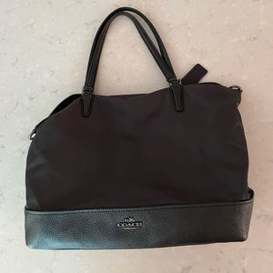 Coach Black Nylon Handbag